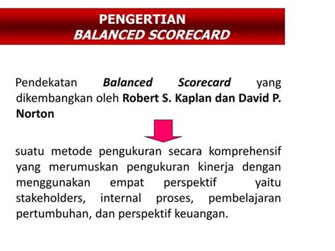Pengukuran Kinerja Dengan Menggunakan Metode Balanced Scorecard Dan