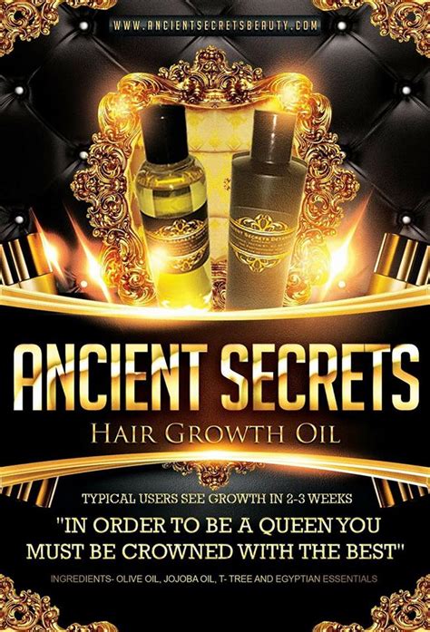 Black seed castor oil hair growth serum, thick hair, fast growth if you suffer with slow growing hair, trouble hair spots, dandruff or thinning hair; Ancient Secrets Hair Oil Revolutionizes Black Hair Care ...