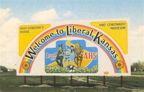 Bad Postcards Welcome To Liberal Kansas