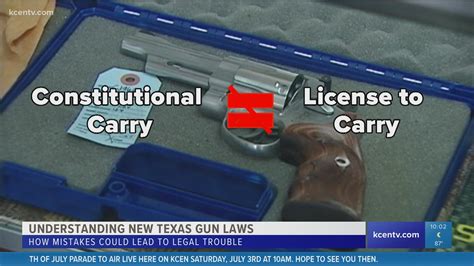 What You Need To Know About New Texas Gun Laws Kcentv Com