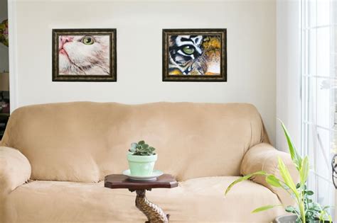 Height To Hang A Picture Over A Sofa With Pictures Ehow