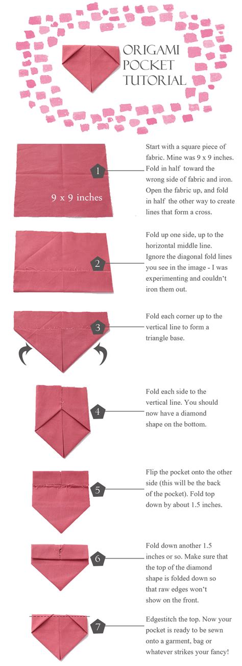 Origami Pocket Tutorial Sanae Ishida
