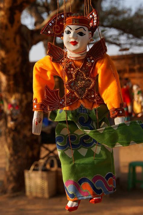 Traditional Burmese Puppet Stock Image Image Of Myanmar 53526883