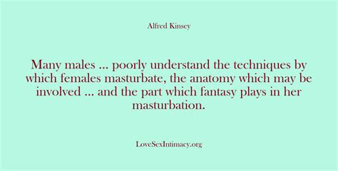 Alfred Kinsey Female Sexuality Many Males Poorly Understand