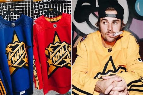 Justin Biebers Drew House Collabs With Adidas On Nhl All Star Jerseys