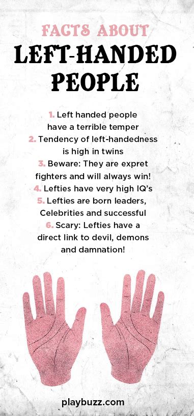 17 Reasons Why Being Left Handed Is Awesome Left Handed Facts Left