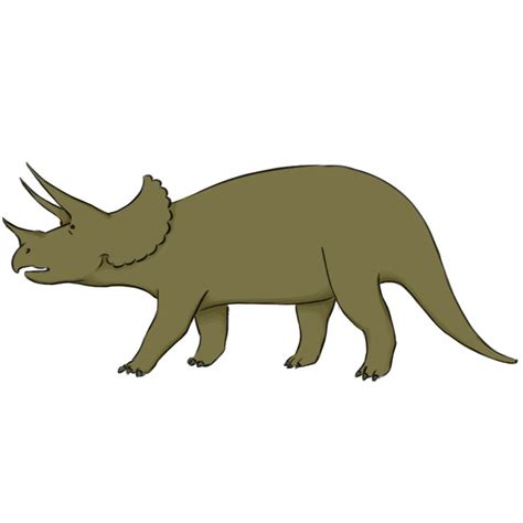 How to Draw a Triceratops - Easy Drawing Art