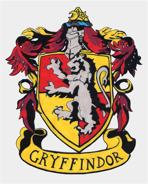 Gryffindor Svg Cut File Low Detail Gryffindor House Crest Emblem Vector
