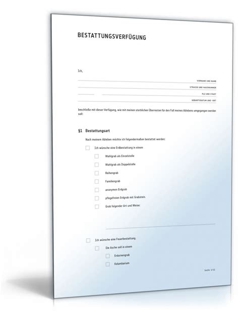 Check spelling or type a new query. Bestattungsverfügung ⋆