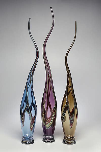 Swans Set Iv By Victor Chiarizia Art Glass Sculpture Artful Home