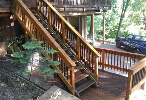 Remember to also consider whether the balustrade is made of wood as wooden steps with metal balustrades are quite common. Prefab Wooden Steps | Stair Designs