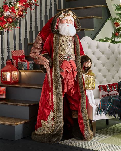 Katherines Collection Life Size Holiday Cheer Santa Katherines