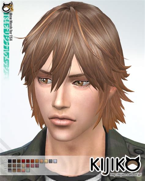 Kijiko Spiky Layered For Male • Sims 4 Downloads