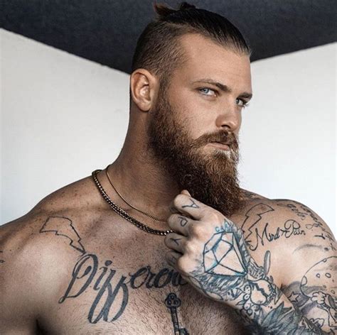 Tattoo Beard Guys Beard Tattoo Bearded Beards Tattoos Tattooed Beardedmoney Hair Guys Styles