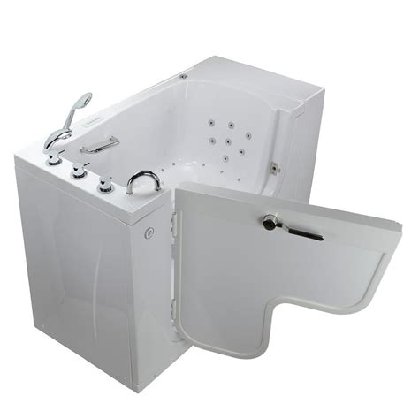 How do i clean a whirlpool bathtub? Ella Wheelchair Transfer 52 in. Acrylic Walk-In Whirlpool ...