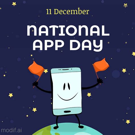 National App Day Instagram Post Template Mediamodifier