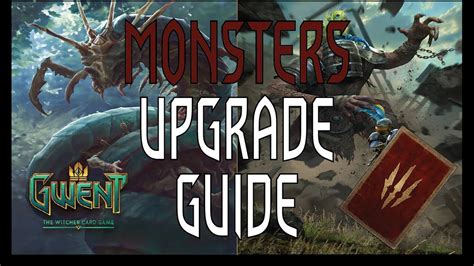 Gwent How To Upgrade The Monsters Beginner Deck Youtube