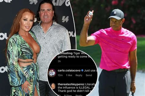 Pat Perezs Wife Ashley Takes Dui Shot At Tiger Woods