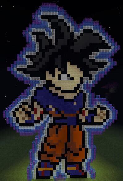 Goku Ultra Instinct Pixel Art By Maxuelzombie On Deviantart
