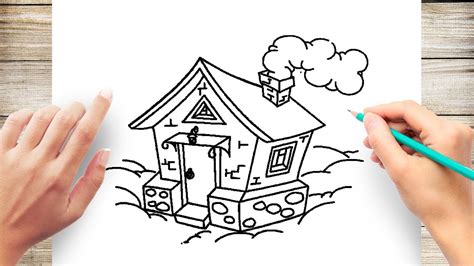 How to Draw Chimney House - YouTube