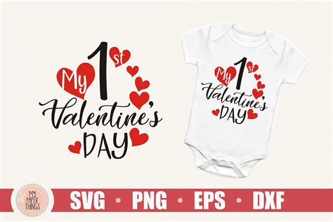 127 My First Valentines Day Svg Download Free Svg Cut Files And