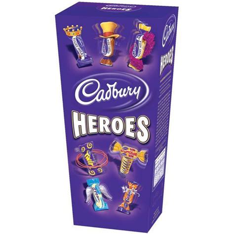 cadbury heroes miniature chocolates selection box 185g ref a07945 wight business services