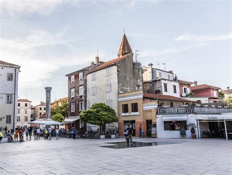 Streets Of The Tourist City Of Zadar Dalmatia Croatia Editorial