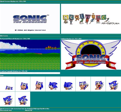 Didj Sonic The Hedgehog Splash Screens And Title Screen The