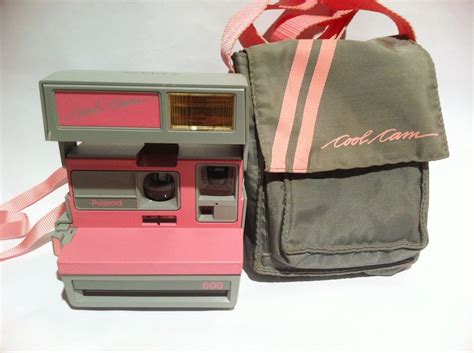 Vintage Polaroid Cool Cam 600 Pink Camera With Case 1980s Etsy