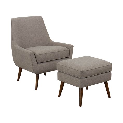 Cloud mountain tufted accent chair and ottoman brown leather club chair couch. Textured Aqua • Dean Modern Accent Chair with Ottoman ...