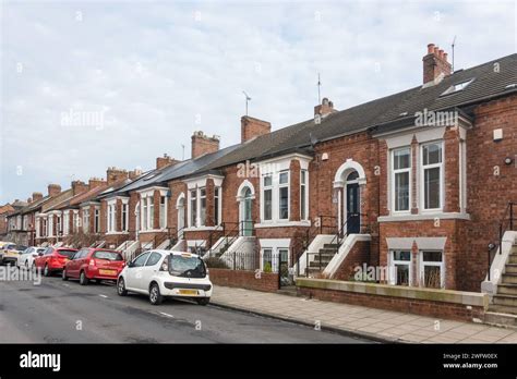 Unusual split level Victorian terraced houses in Victoria Terrace