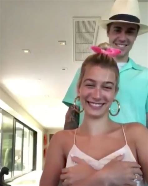 Justin Bieber Sings Teases Wife Hailey Baldwin For See Through Top Video