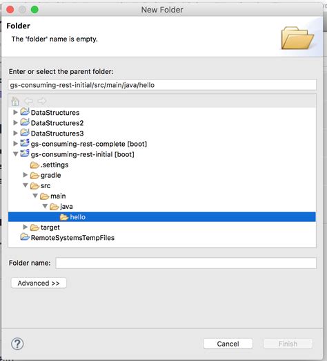 Java Spring Tutorial Folders Hidden In Package Explorer View In