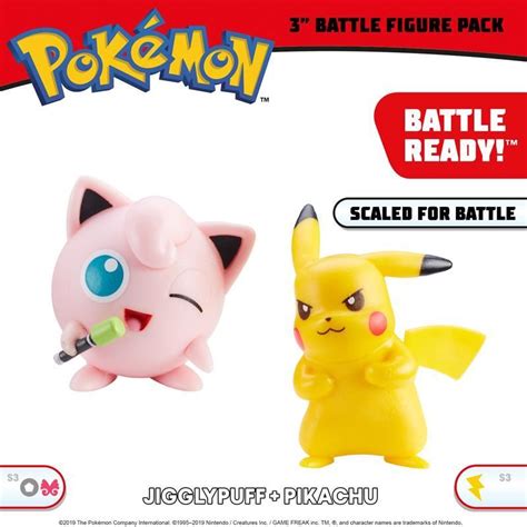 Pokemon Battle Figure Multi Pack Pikachu Jigglypuff Eevee Sableye 4 Characters For Sale Online