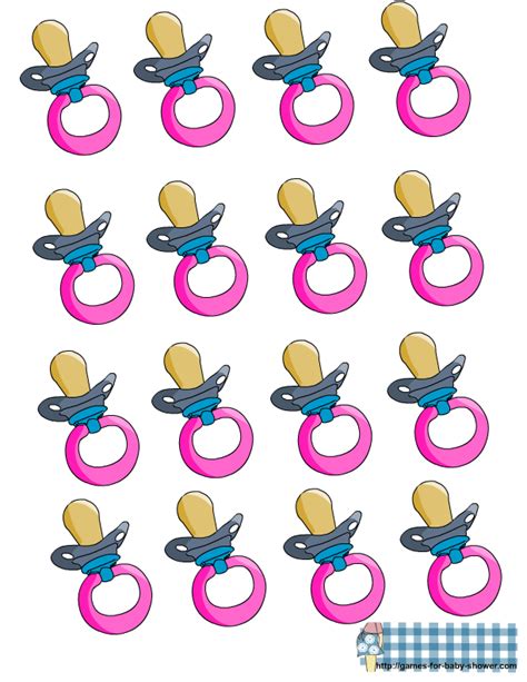 Pin The Pacifier On The Baby Printable Free Baby Viewer
