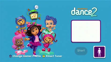Nickelodeon Dance 2 Title Screen Xbox 360 Wii Youtube