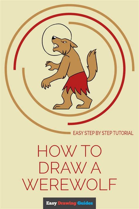 How To Draw A Werewolf Really Easy Drawing Tutorial Drawing