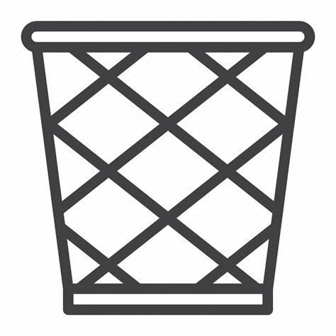 Trash Bin Waste Basket Icon Download On Iconfinder