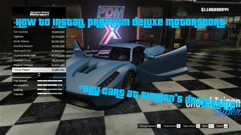 How To Install Premium Deluxe Motorsport Dealership Mod For Gta V Buy