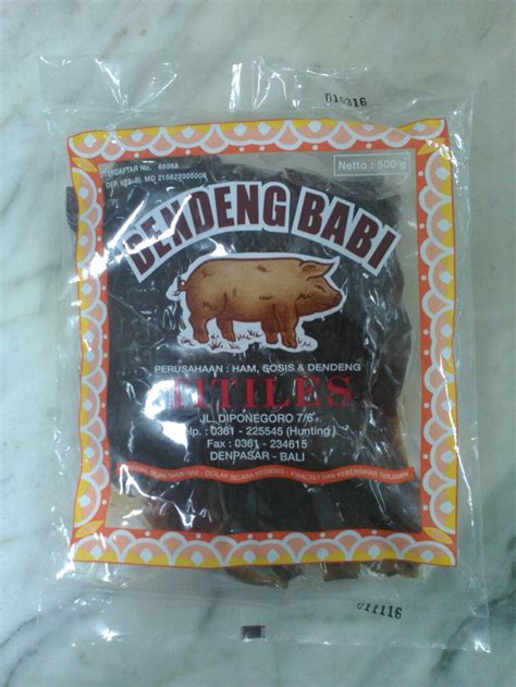 Posted on march 1, 2011 by theporkfiles. Jual DENDENG BABI TITILES 500GR di lapak TITILES BALI yerry79