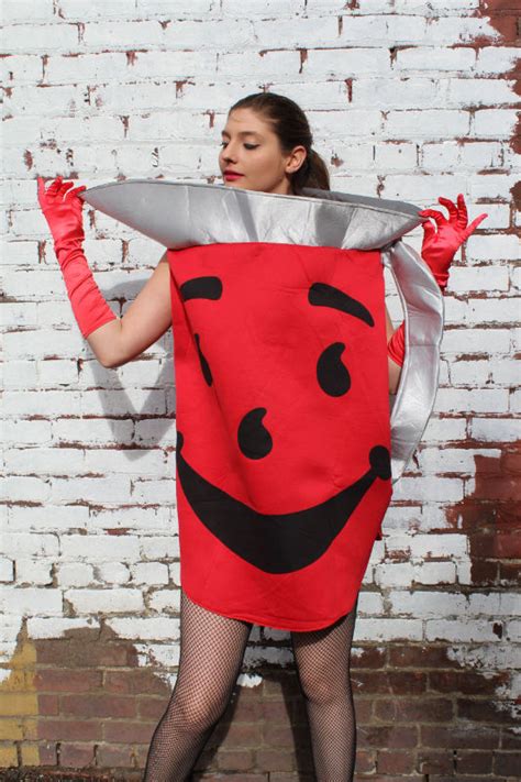 Place hot, steamy iron on top of damp towel for 30 seconds. You Asked For It: "Sexy" Kool-Aid Man Costume - The Geeky ...