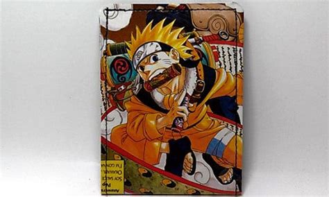 Sewn Duct Tape Comic Book Wallet Naruto Design 7 By
