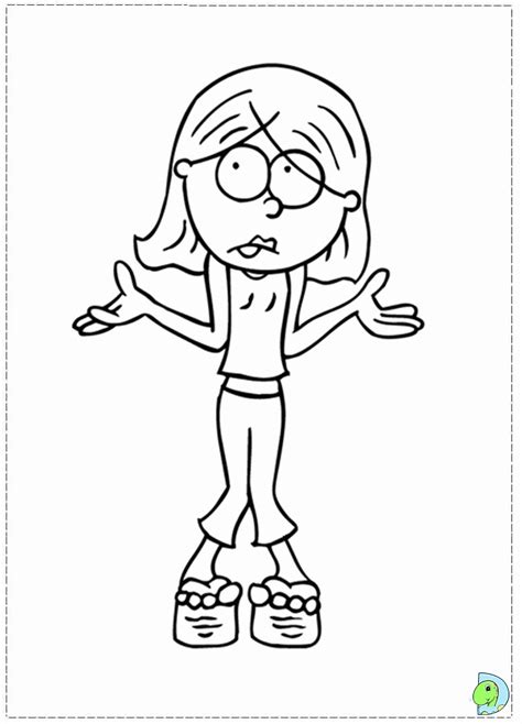 Lizzie Mcguire Coloring Pages Coloring Pages