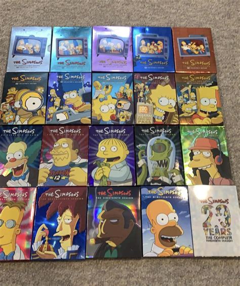 Simpsons Dvd Collection Updated All 20 Seasons Collected Rthesimpsons