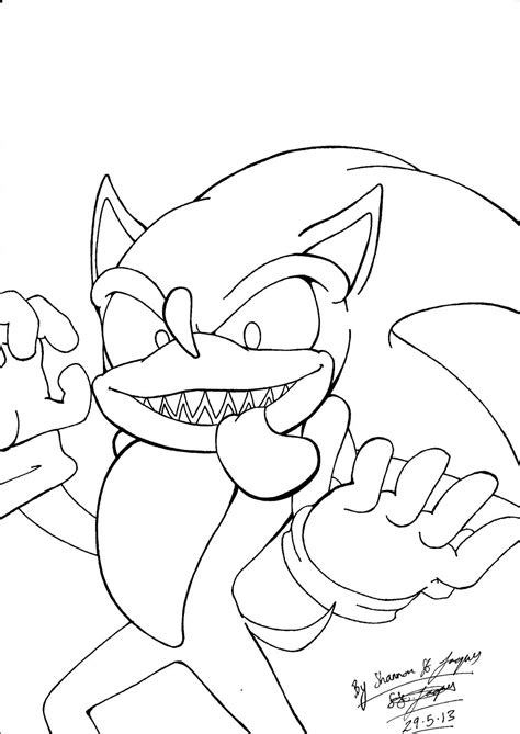 Ja 34 Sannheter Du Ikke Visste Om Free Printable Sonic Coloring Pages