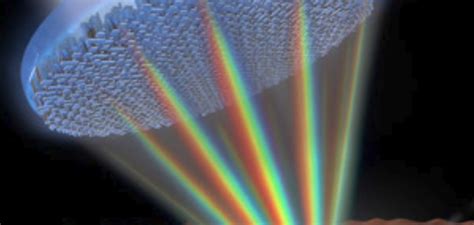 Metalens Focuses Entire Visible Light Spectrum Onto Single Point