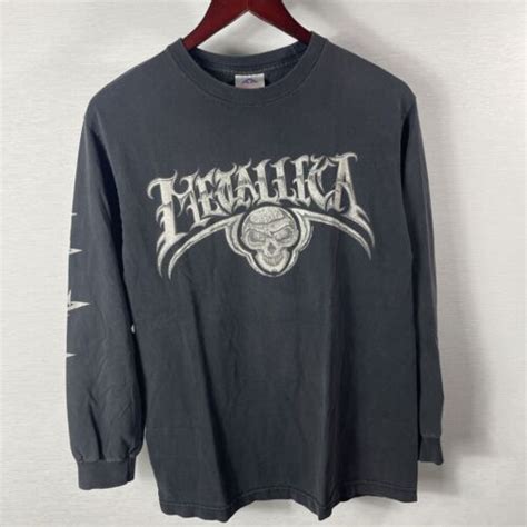 Vintage Metallica T Shirt Large Black Skull Logo Design 2004 Giantalstyle Lsのebay公認海外通販｜セカイモン