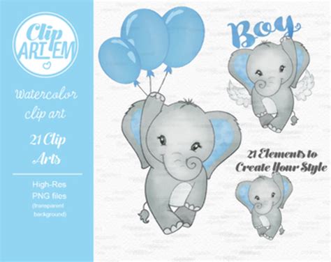 Download High Quality Baby Elephant Clipart Boy Transparent Png Images