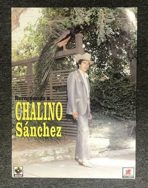 Rare Original Promo Poster Recordando A Chalino Sanchez Musart 17x23 Large 3385558990