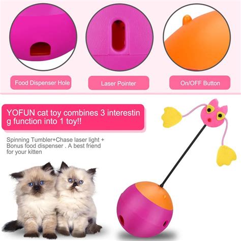 Yofun Interactive Laser Cat Toy 3 In 1 Multi Function Automatic